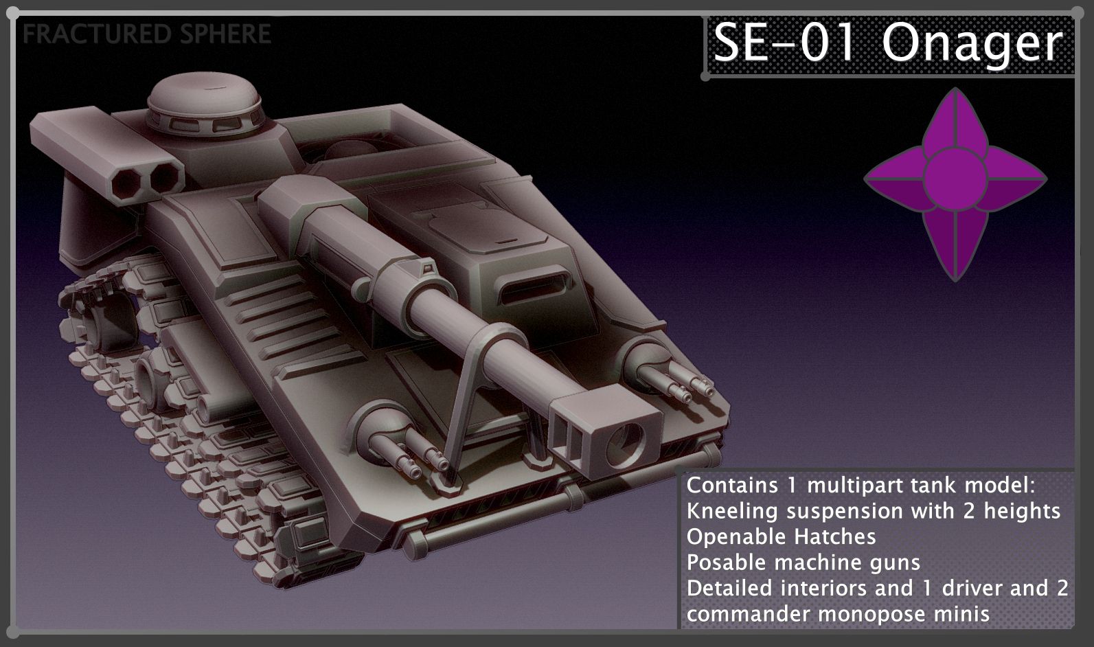 Fractured Sphere - Heliochrome SE-01 Onager Tank